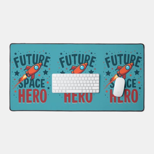 Future Space Hero Retro Rockship Design (Clavier et souris)