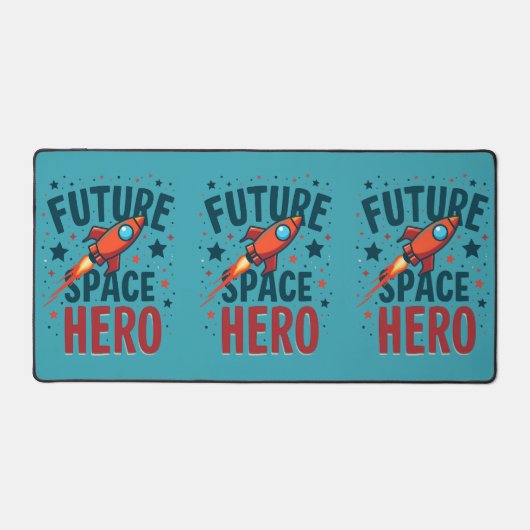 Future Space Hero Retro Rockship Design (Recto)