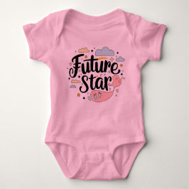 Future Star - grillig Baby Bump Design Romper