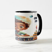 Future Star Kids Space Learning Mug (Devant droit)