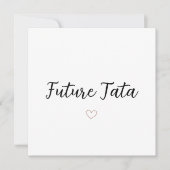 Future Tata Feestdagenkaart (Voorkant)