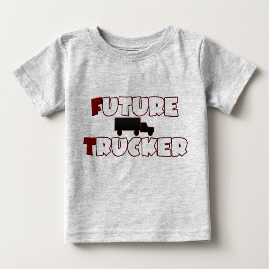 Future Trucker Baby T-Shirt (Voorkant)