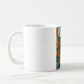 Future Tycoon Retro Pop Art Motivation Mug (Gauche)