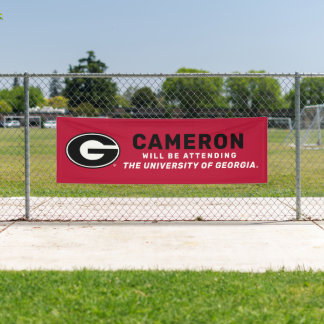 Future University of Georgia Afstudeerder Spandoek