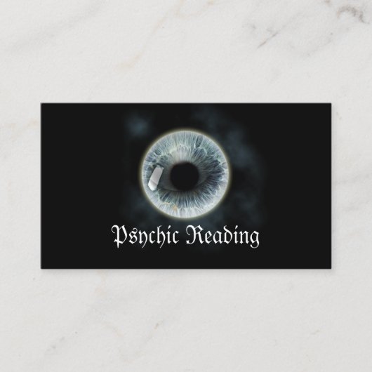 Future Vision Carte de visite de lecture psychique (Devant)