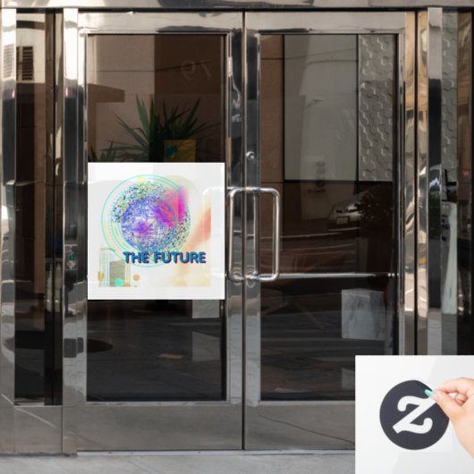 Future Window Cling Raamsticker (Kantoordeur)