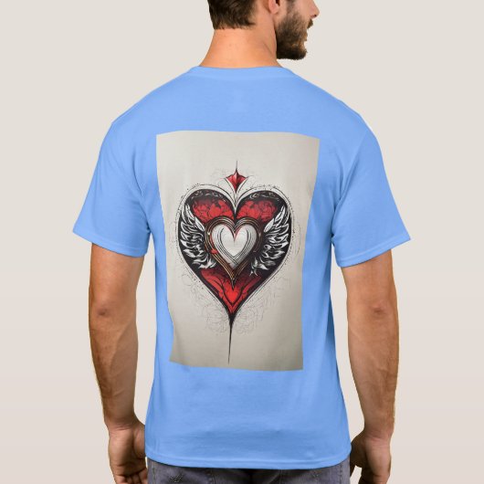 "Future Wing: Fine Line Tattoo" T-shirt (Achterkant)