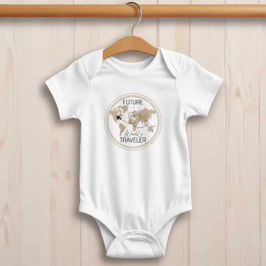 Future World Traveller Baby Bodysuit