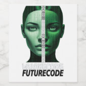 FUTURECODE  WIJN ETIKET (Enkel label)