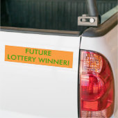 FUTURELOTTERY WINNER! BUMPERSTICKER (Op Truck)