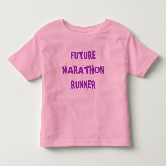FUTUREMARATHONRUNNER KINDER SHIRTS (Voorkant)