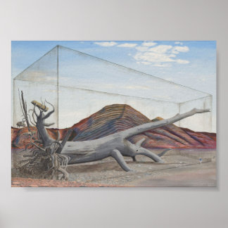 Futurescape redgum tree, milieubericht poster