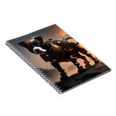 Futuriste Staffordshire Terrier Robot, Carnet (Côté Droit)