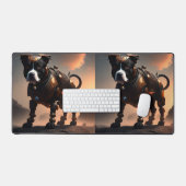 Futuriste Staffordshire Terrier Robot, Mat de bure (Clavier et souris)