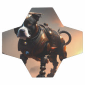 Futuriste Staffordshire Terrier Robot, Soccerball (Plat)