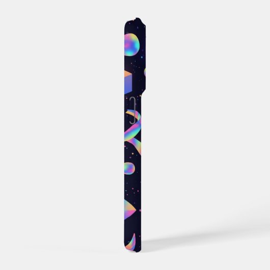 Futuristic 3D Holographic Geometric Phone Case (Côté droit)