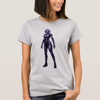 Futuristic Armored Mercenary Goth Style Tee T-shirt