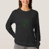 Futuristic Computer Circuit Board Microcontroller T-shirt (Voorkant)