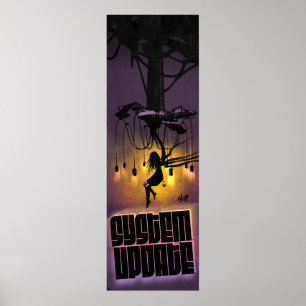 Futuristic Cyberpunk Sci Fi Fantasy VR Artwork Poster