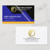 Futuristic Dynamic Colorful Stunning Webmaster Visitekaartje (Voorkant / Achterkant)