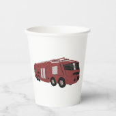 Futuristic Fire Truck Papieren Bekers (Voorkant)