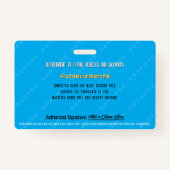 Futuristic Flying Car License Badge (Dos)