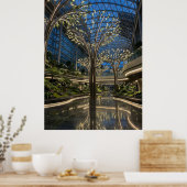 Futuristic Indoor Garden Light Trees Poster (Keuken)