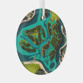 Futuristic Marshlands Glas Ornament (Voorkant Rechts)