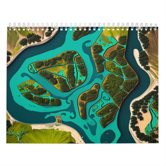 Futuristic Marshlands Kalender (Hoes)