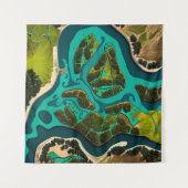 Futuristic Marshlands Wandkleed (Voorkant (horizontaal))