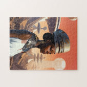 Futuristic Queen Afrofuturistic Science Fiction Legpuzzel (Horizontaal)