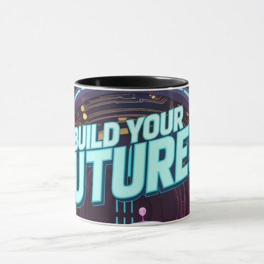 Futuristic Robot and Astronaut Children Mok (Midden)