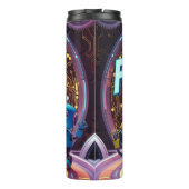 Futuristic Robot and Astronaut Children Thermosbeker (Achterkant)