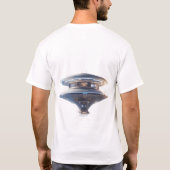 Futuristic Sci-Fi Space Station T-Shirt – Epic (Achterkant)