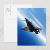 Futuristic Space Shuttle Briefkaart (Voorkant / Achterkant)