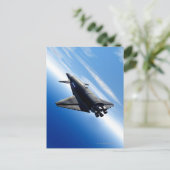 Futuristic Space Shuttle Briefkaart (Staand voorkant)