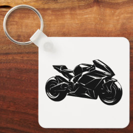 Futuristic Sport Motorcycle Design Sleutelhanger