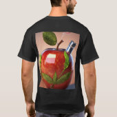 "Futuristic Wing Tattoo T-Shirt – Fine Line  (Achterkant)