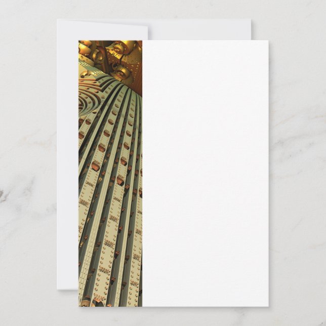 Futuristisch 3D fractal (Voorkant)