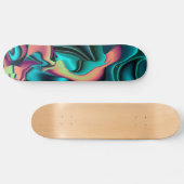 futuristisch, Abstrakt Skateboard (Horizontaal)