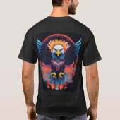 Futuristisch American Eagle basic Donker T-shirt (Achterkant)