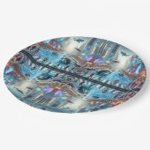 Futuristisch City Paper Bord (Gekanteld)