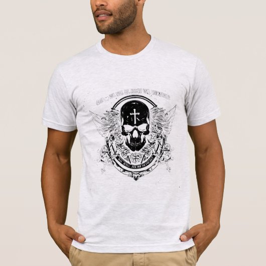 Futuristisch cyberskelet t-shirt (Voorkant)