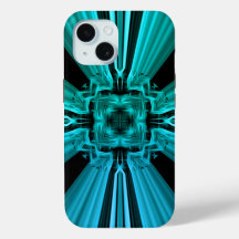 Futuristisch Elektrisch Plasma Fractal Design