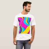 Futuristisch geometrisch Abstract T-shirt Design (Voorkant volledig)