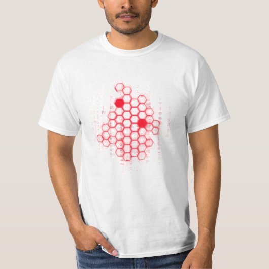 Futuristisch Honeycomb T-shirt (Voorkant)