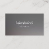 futuristisch modern visitekaartje (Achterkant)