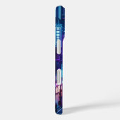futuristisch neon stadsbeeld Case-Mate iPhone case (Achterkant / Rechts)