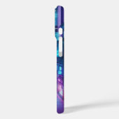 futuristisch neon stadsbeeld Case-Mate iPhone case (Achterkant / Links)