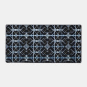 futuristisch neonrasterpatroon bureaumat (Voorkant)